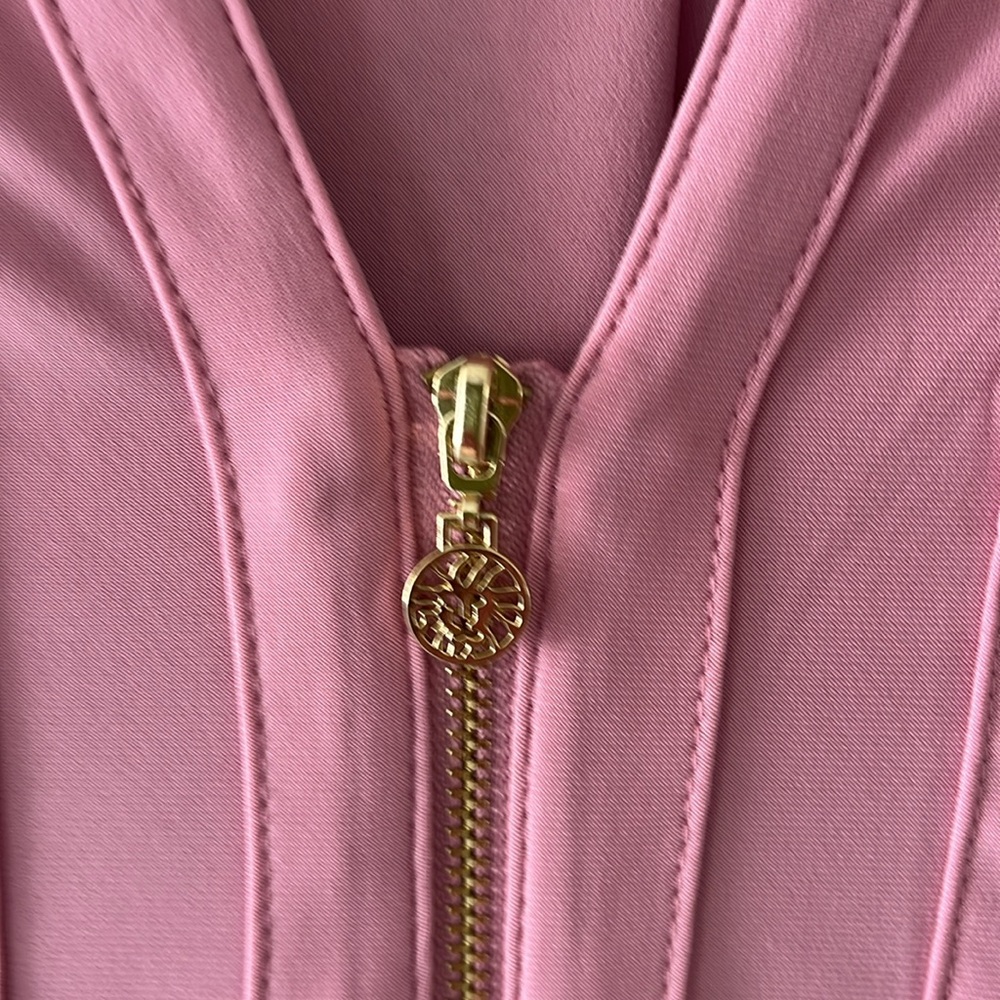 Anne Klein pink sleeveless blouse M - Picture 2 of 5